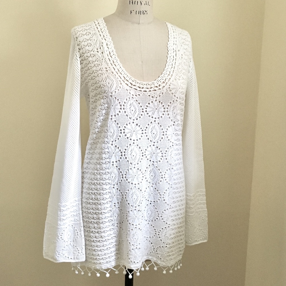 Lilly Pulitzer NWT ‘Athena’ crocheted knit tunic
